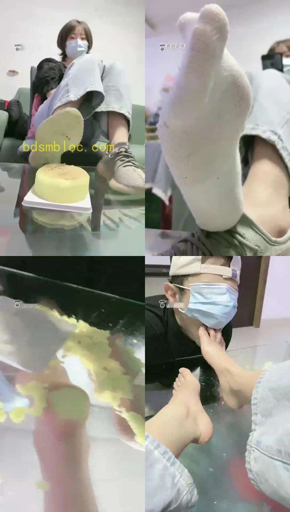 【美离子】足底盛宴脚喂食羞辱场