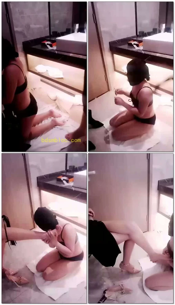 【晶晶】双主玩弄小母狗