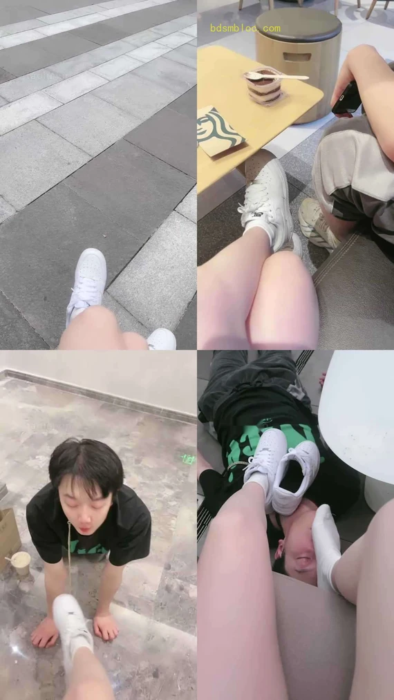 【樱桃大大】户外偶遇粉丝白鞋虐
