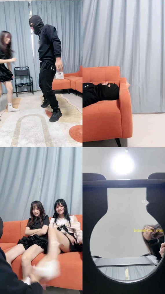 【鸭哥】猥琐男被07双主调教