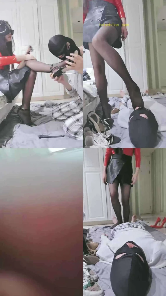 【冰姬大人】黑丝高跟御姐欺负奶狗