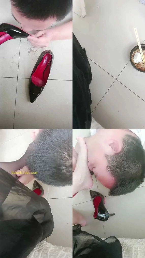 【你的女王】清理泥巴脏鞋/脚下喂食/碾压狗爪