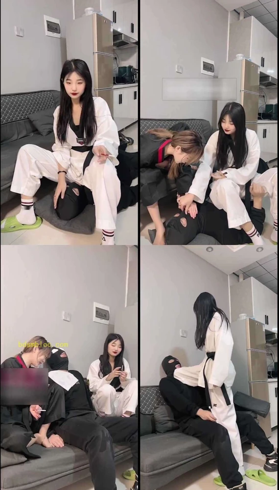 【与精神小妹的那些事】文文和小伊戏耍老狗