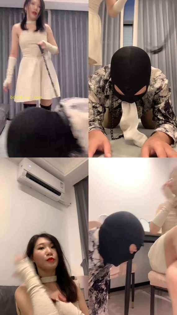 【小麦S】鞭打/耳光/口水/舔脚闻棉袜/深喉/掐脖窒息虐乳/圣水