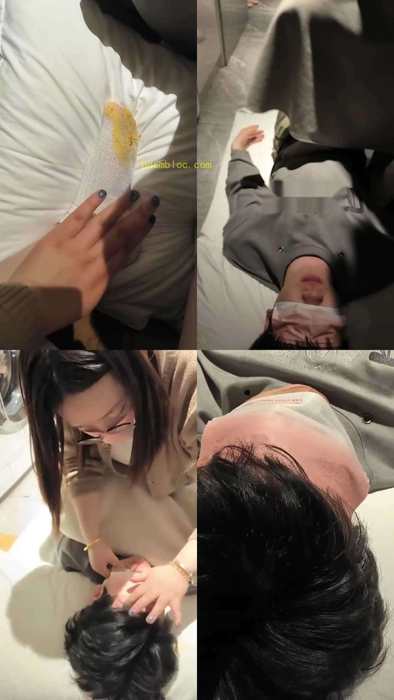 【樊樊】超臭棉袜踩踏羞辱/脚喂食