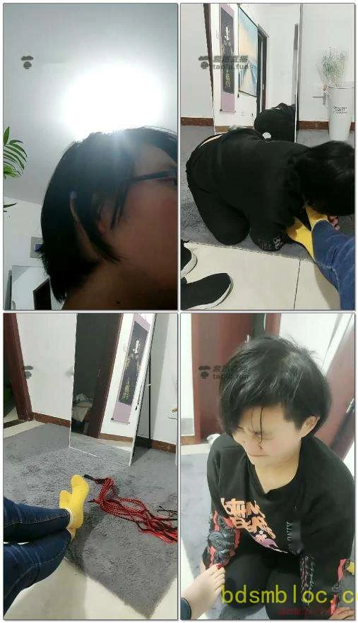 【冰女王】可爱黄棉袜调教女奴