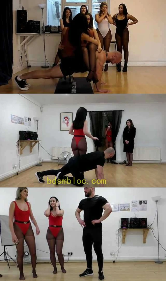 【欧美女王】多主健身房锻炼壮男