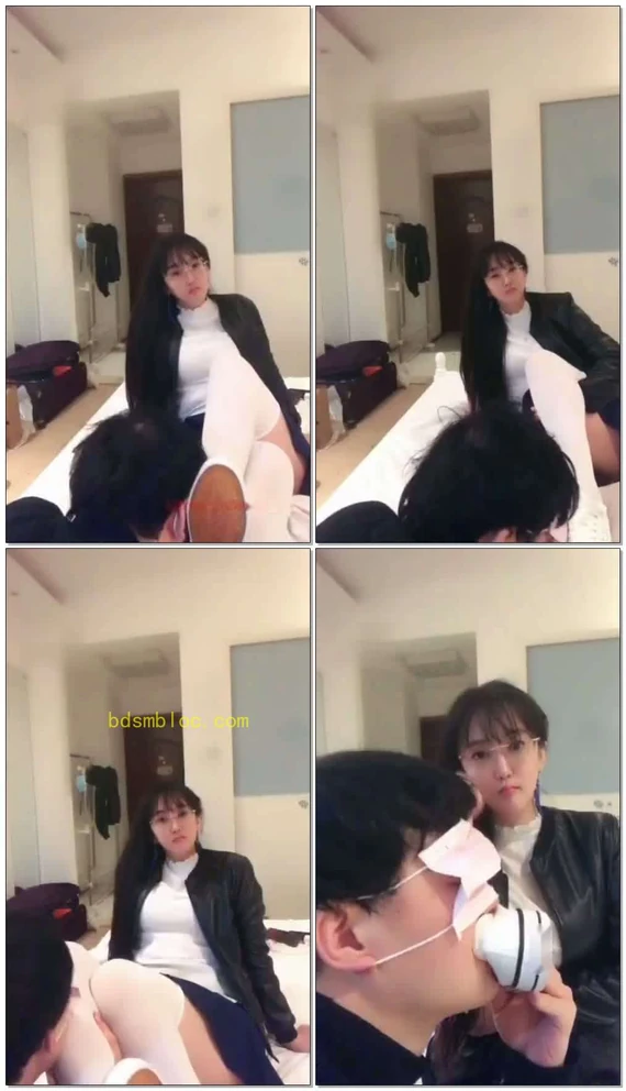 【辛迪无情女王】帆布鞋虐小狗全程羞辱