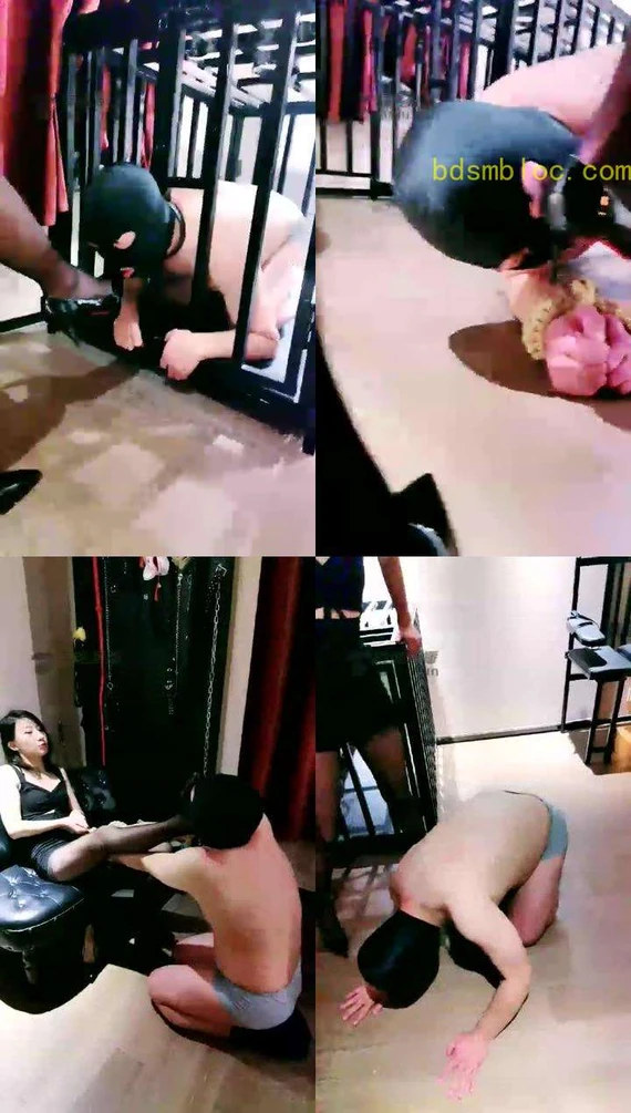 【KinaQUEEN】暴打犯错的狗，高跟舔锃亮