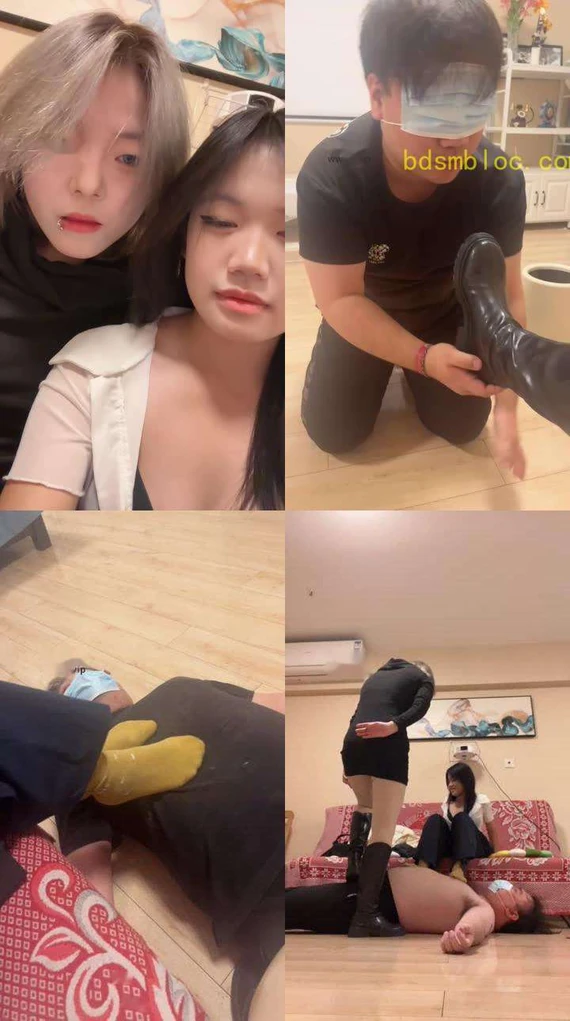 【女同情侣】拉拉专场-双S-超脏运动鞋棉袜舔