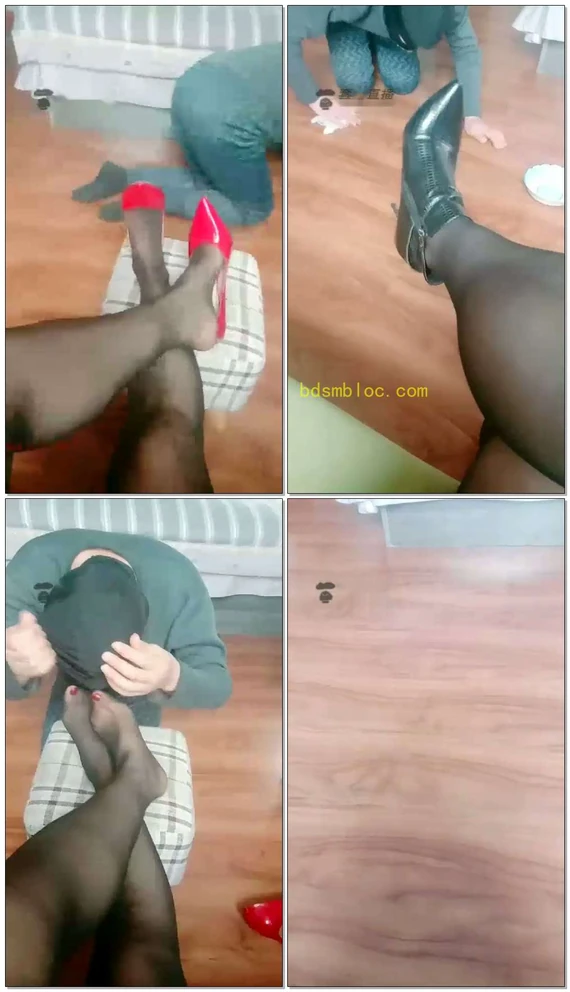 【灵犀女ss】全体重踩踏+舔鞋子+按脚