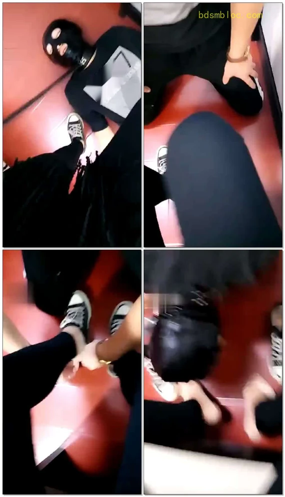 【妍妍】踩踏，喂帆布鞋面包