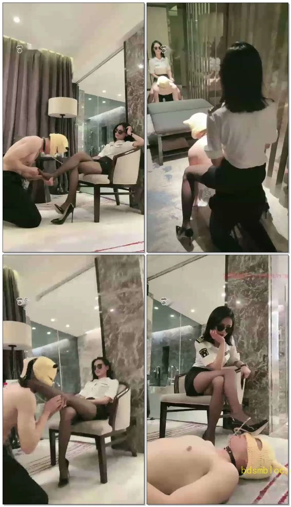 【桃子大大】逮捕一只犯罪的狗子，骑马，侍奉黑丝