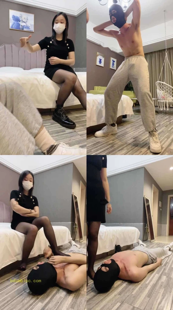 【物业素人】短靴黑丝踩虐/腿绞窒息/坐脸