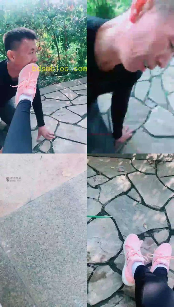 【聊城魅影S】户外公园运动鞋原味棉袜调教贱货