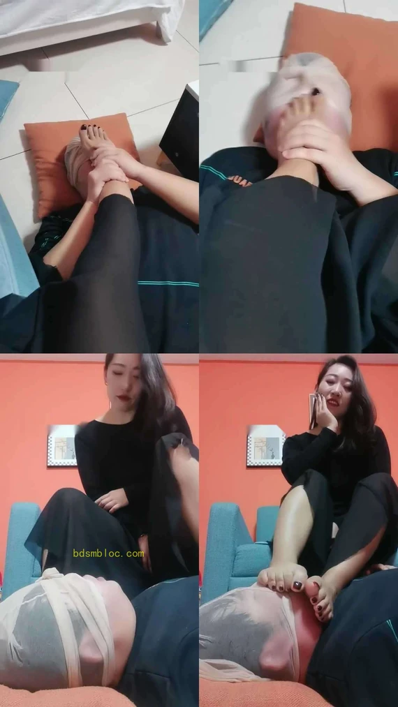 【冷御女王】口水拉丝/御姐范S裸足狂舔