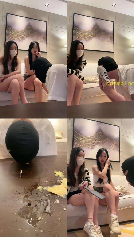 【洛思】双S-口塞白袜/清理脏贝壳头/舔口水吃重口食物