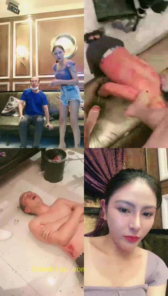 【诺曦】双S在KTV暴打小贱狗 吃呕吐物 KTV到户外遛狗 到酒店虐狗 官方已删）