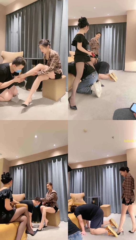 【潘妮女王】双情侣的换夫奴虐待游戏【双视角版】