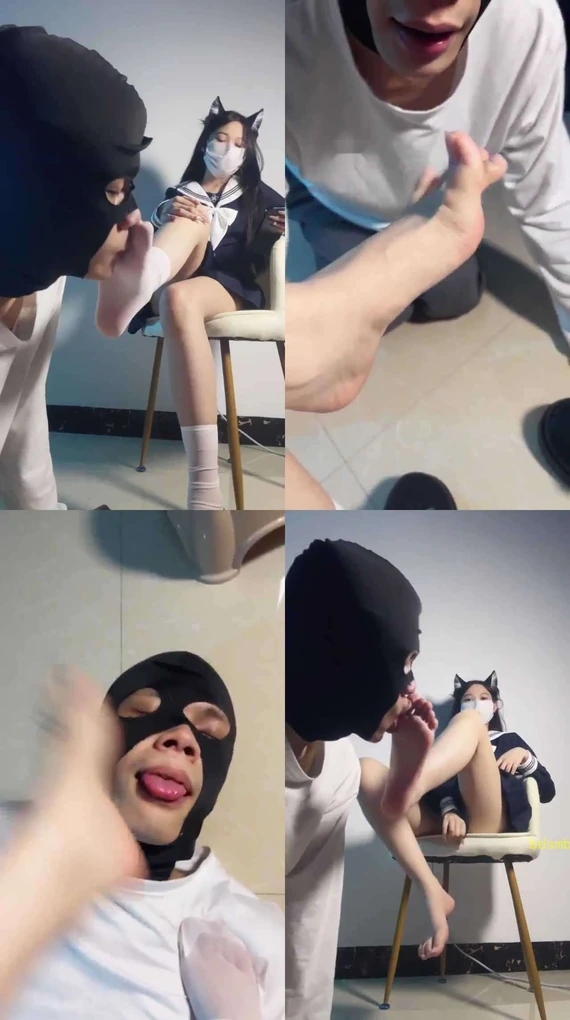 【甜恬】JK女生的玉足蹂躏
