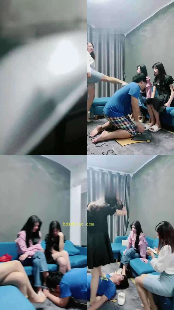 【狗哥】几个素人小妹脚底蹂躏
