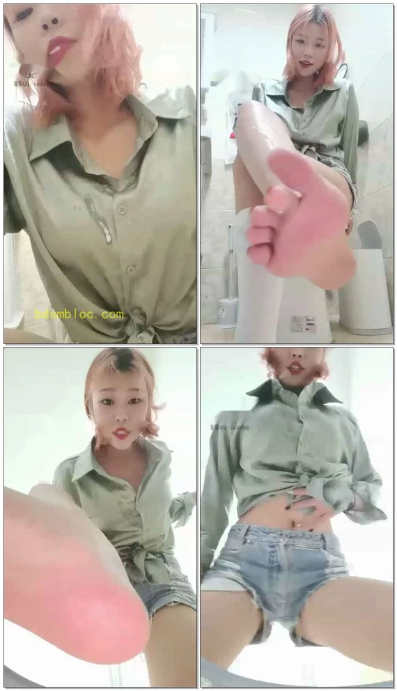 【白桃】第一视角红绿灯绿帽马桶舔肚脐榨汁