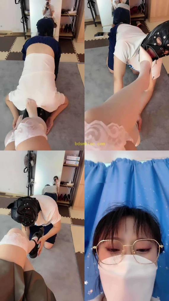 【蔓蔓S】大学生S第一次体验调狗