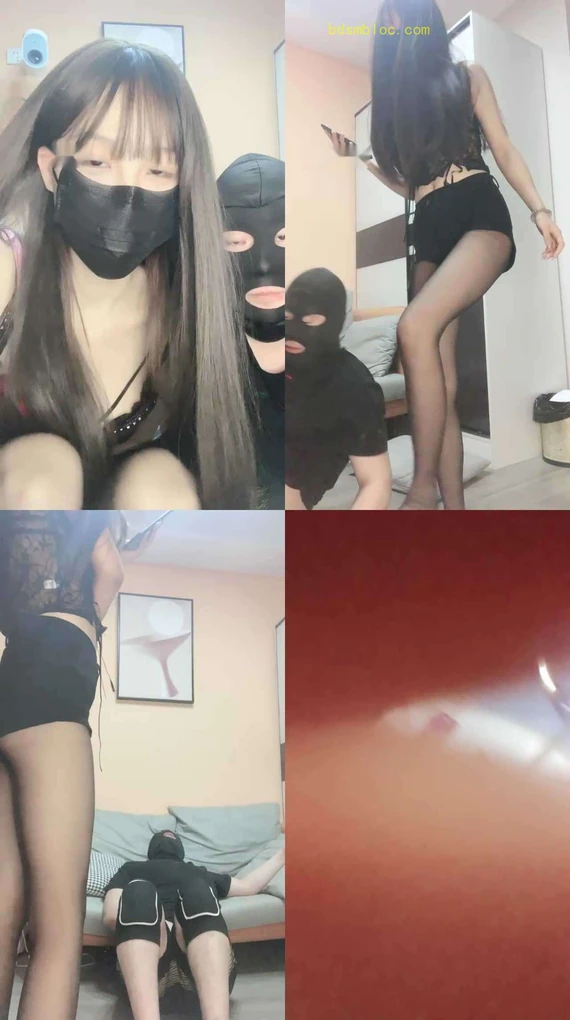 【鹿可】性感女神全体重踩踏/坐脸窒息