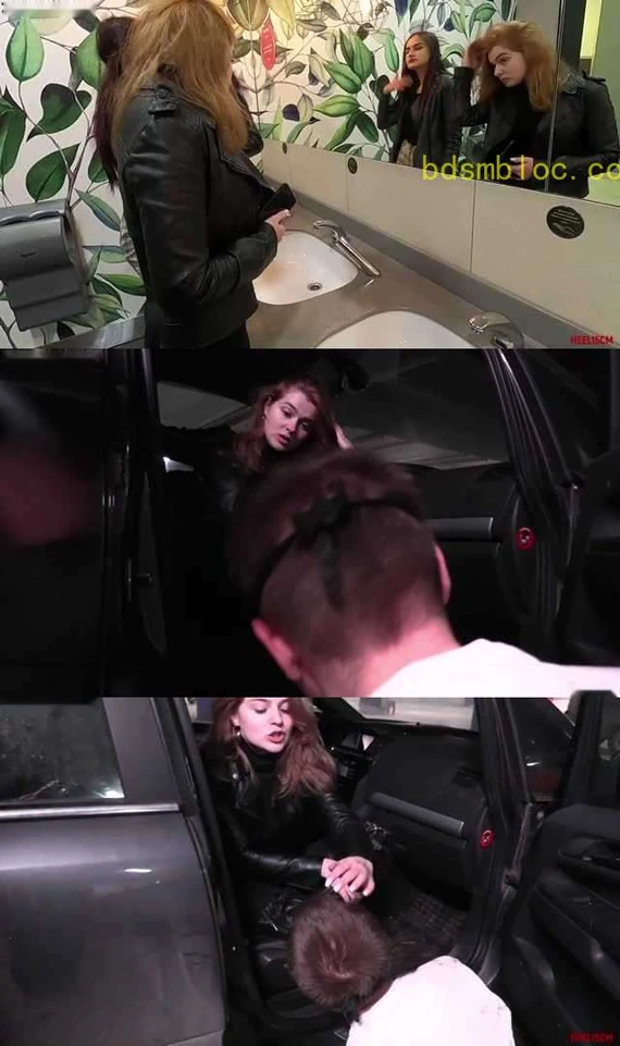 【欧美女王】15CM-刚踩完女厕所地板的脏鞋底是什么味道？跪舔上完公厕后脏鞋底