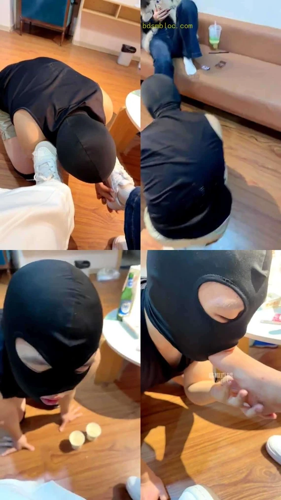 【安可Baby恬恬】双主小白鞋白袜调教恋足狗除臭舔脚深喉圣水品鉴