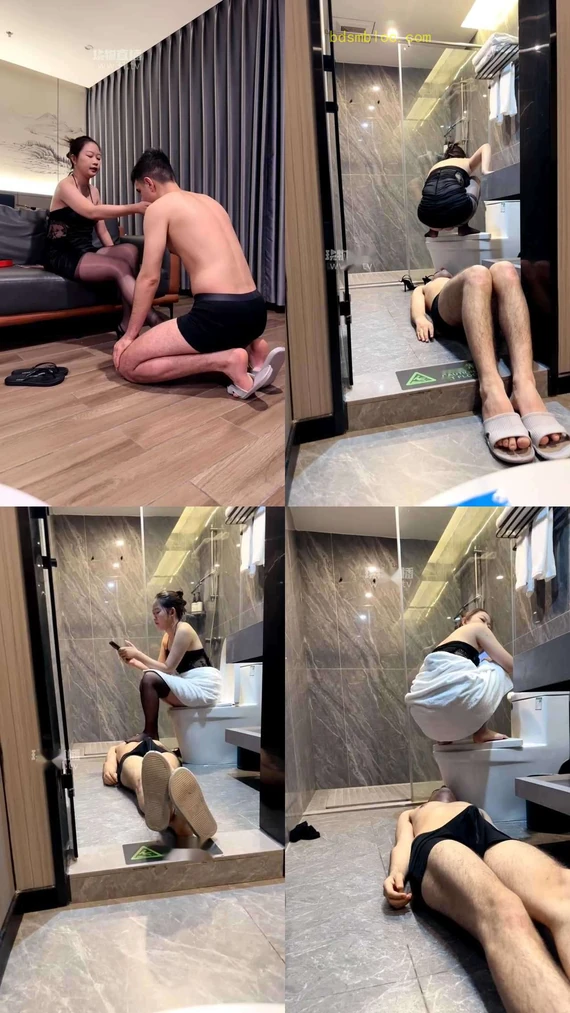 【楚楚S情侣主接课】贱狗来伺候妈妈上厕所