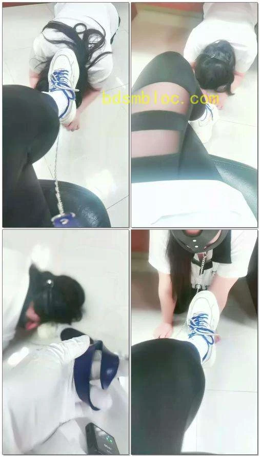 【璃茉老师dom】女学生犬化运动鞋底清理器