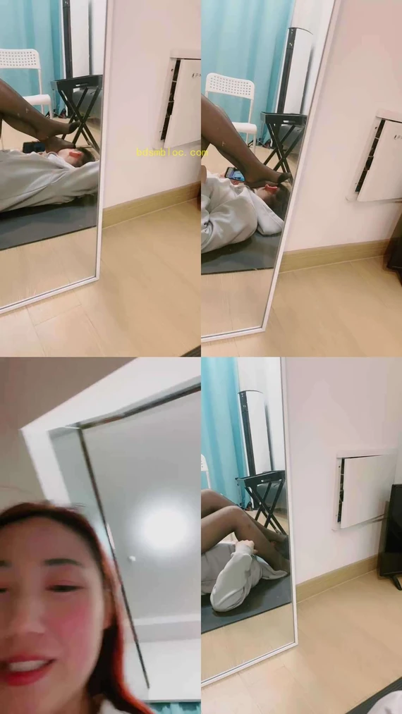 【语阳】黑丝碾压踩脚垫狗