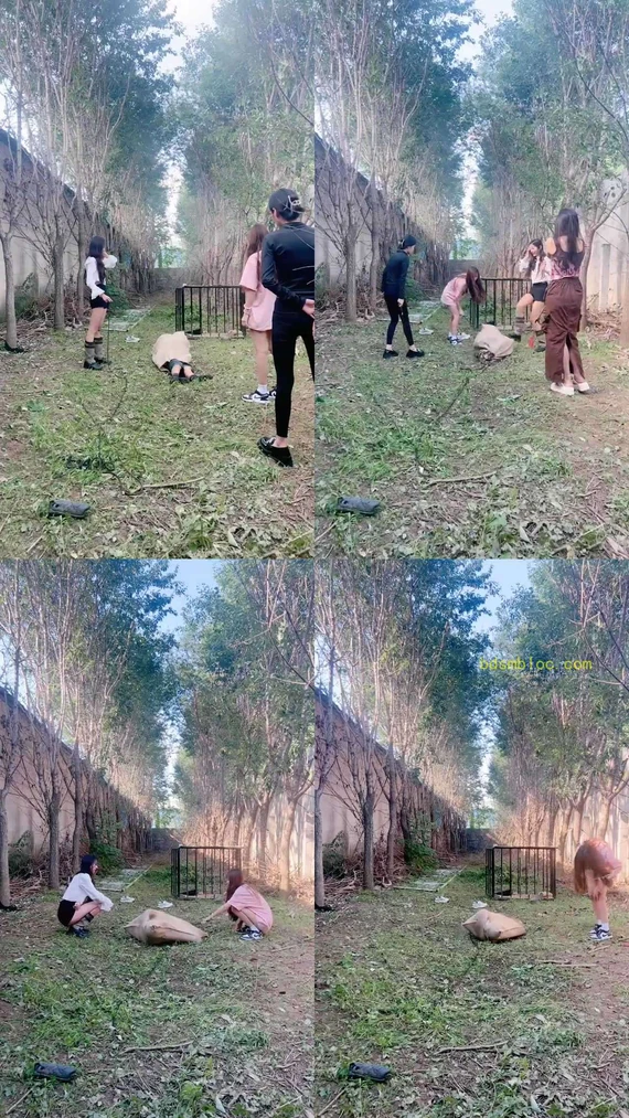 【沅芷】贱货被装在麻袋暴揍 当场退圈