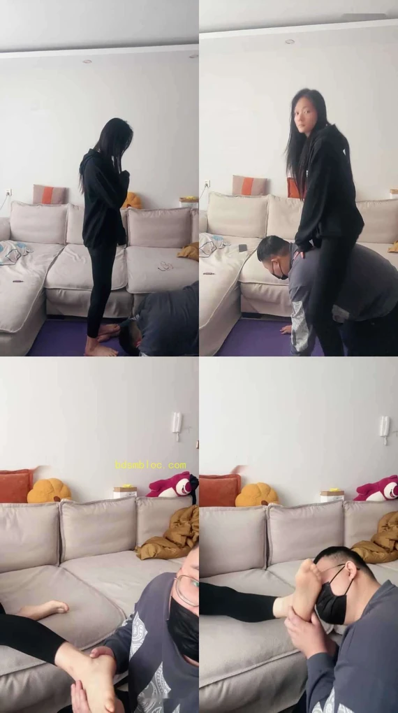 【埋汰】练完瑜伽后反虐教练奴