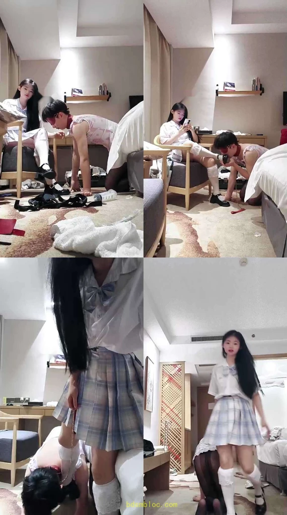 【汀兰大大】JK小姐姐-骑马转胯/舔皮鞋白袜