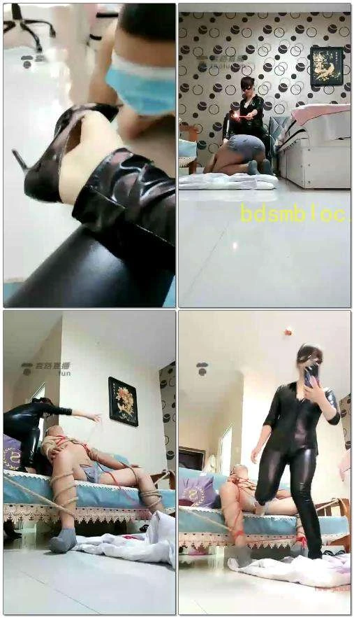 【飞飞S】数据线狠抽，疼了舔脚丫安慰