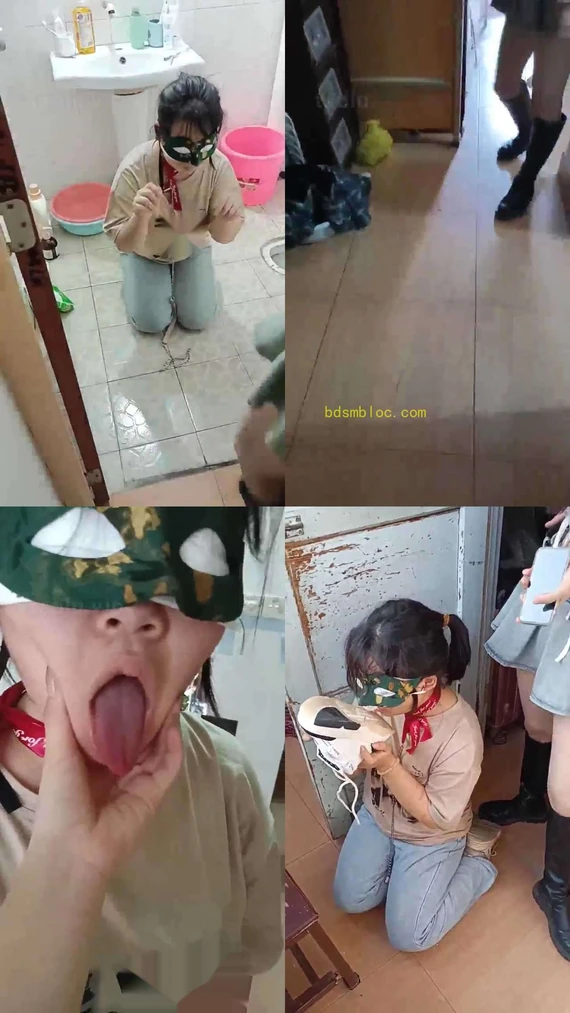 【爱可呀】在寝室走廊调教男奴 突然有人从寝室走出来
