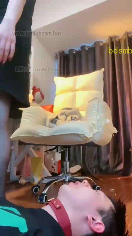 【不知名美女】独家发布惩罚不听话的奶狗