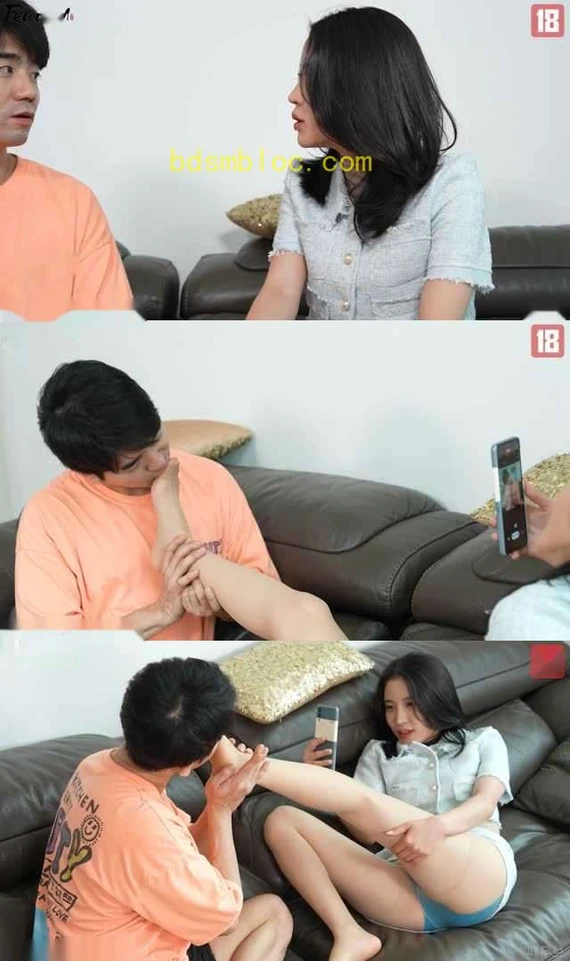 【韩国fetishwoman】变态男友的日常犯贱行为