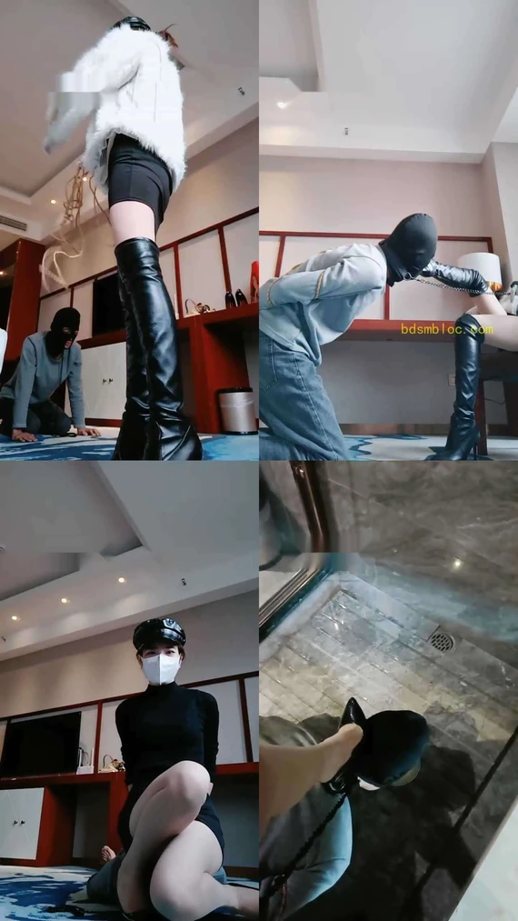 【多多】御姐长靴羞辱狗儿子