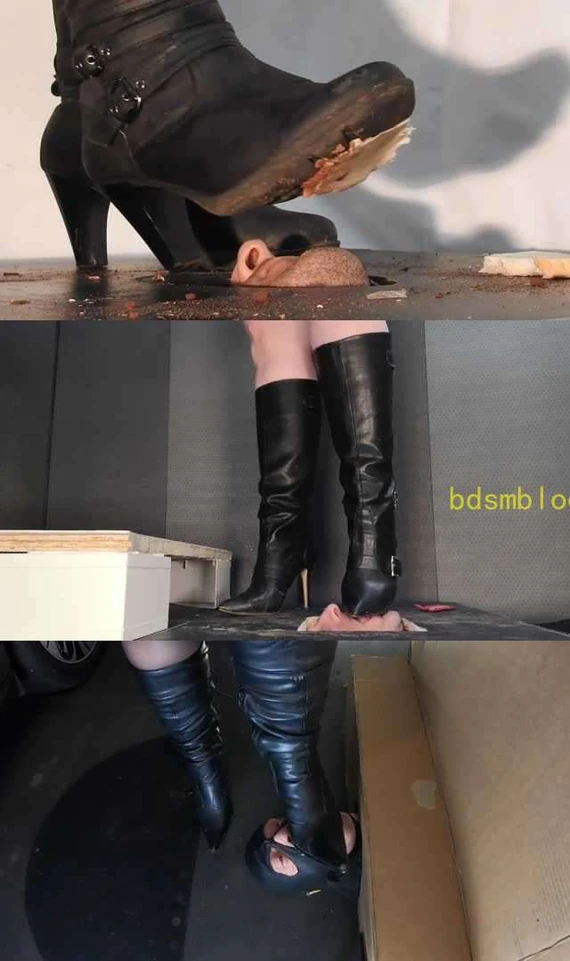 【欧美女王】C4自购首发-（超级第一视角沉浸式人皮地毯长靴篇）