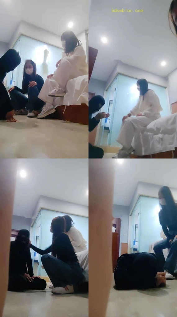 【女生也能很暴力】双S学生主脏鞋白袜暴力虐打【上】