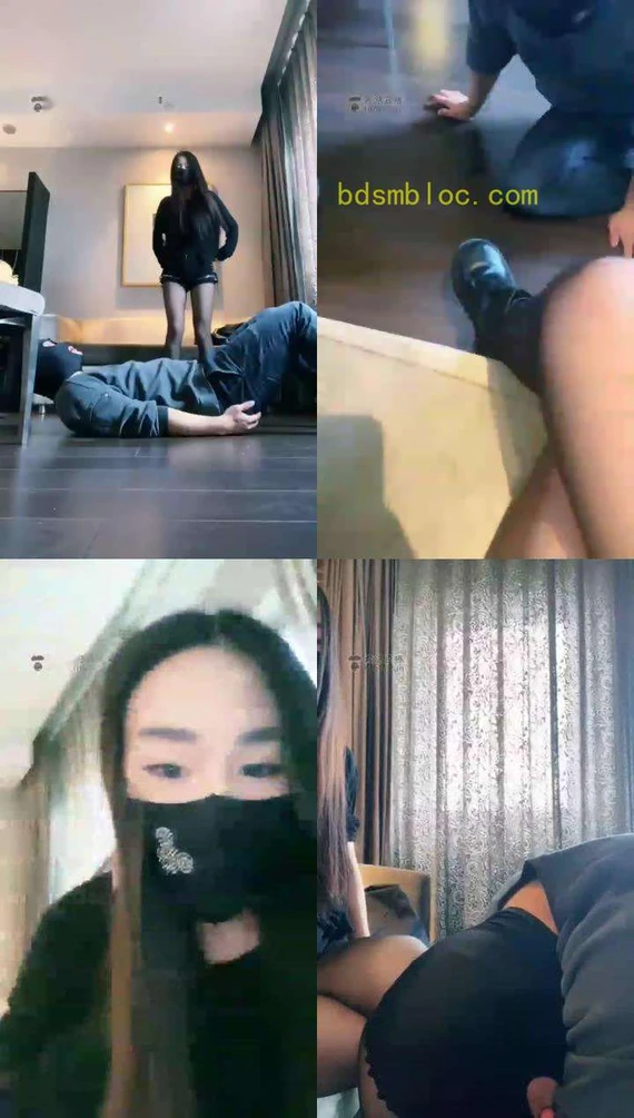 【仙女殿下】马丁靴重度踩踏，暴揍口嗨贱狗