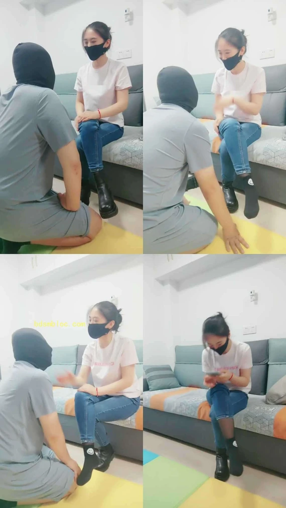 【飒飒小主】犯错的狗就要耳光狂抽