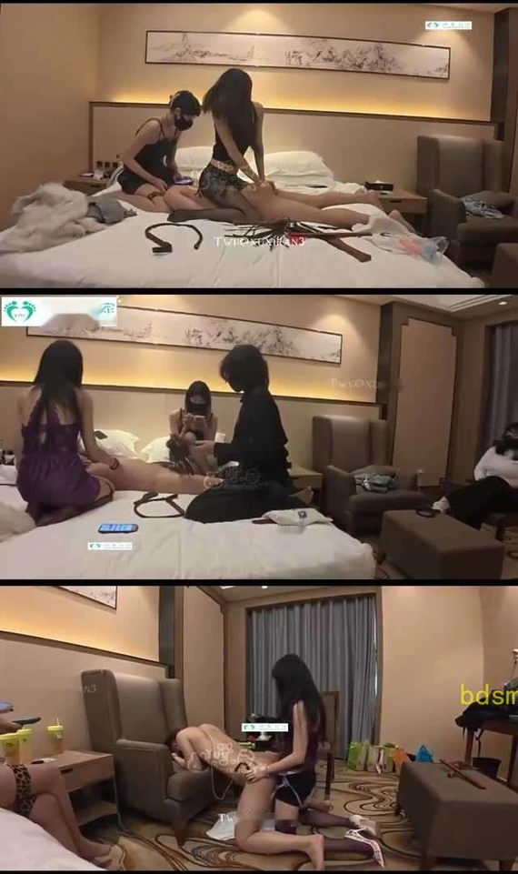 【金雅女王】5S群调贱奴 戏弄小鸡鸡 轮流享用菊花冲刺
