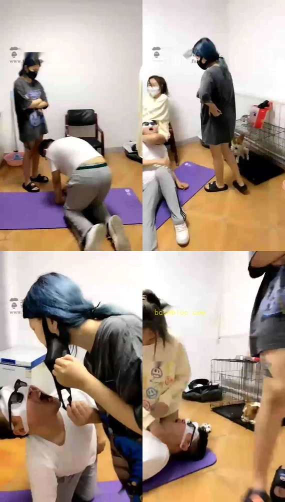 【昕昕S】调教新手小白狗狗，开发他成为骚贱狗恋足辱骂一系列