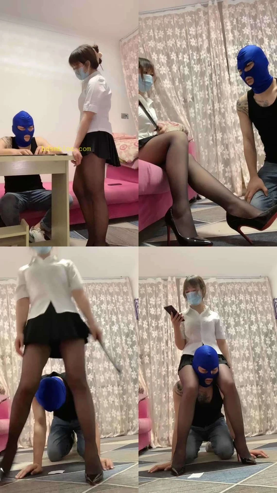 【小灵灵】重度虐打/黑丝高跟踩/骑脖胯下辱