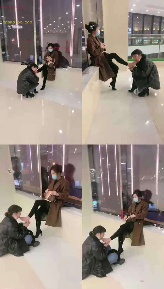 【歌迪丝】（大片）来个商场深喉女奴