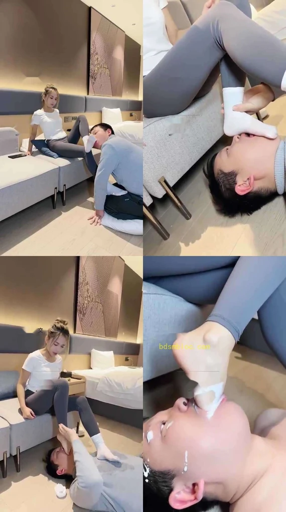 【黑桃KK】白袜裸足
